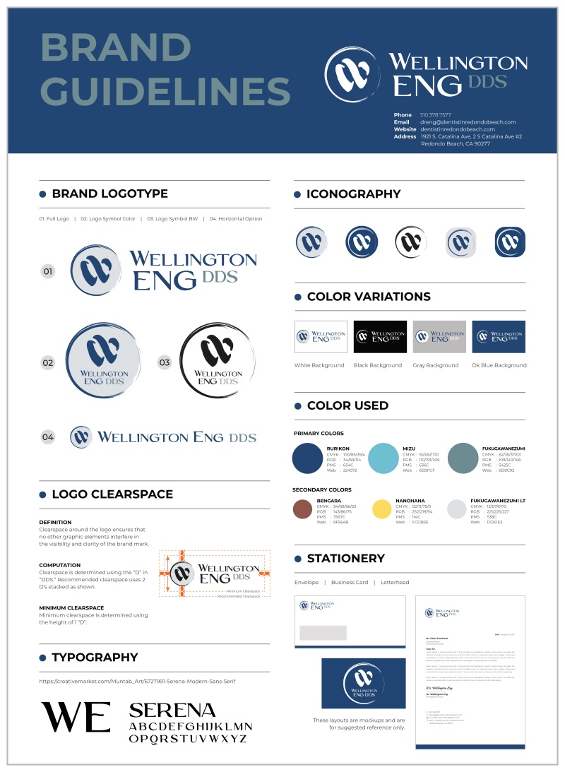 Wellington Eng DDS brand guidelines